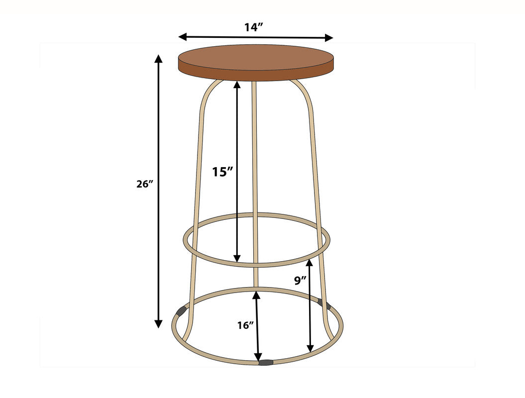 Wilco Counter Stool - Copper