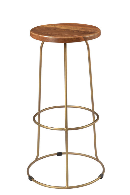 Wilco Bar Stool - Brass