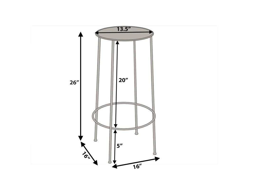 Parker Counter Stool - Brass ( Set of 2 )