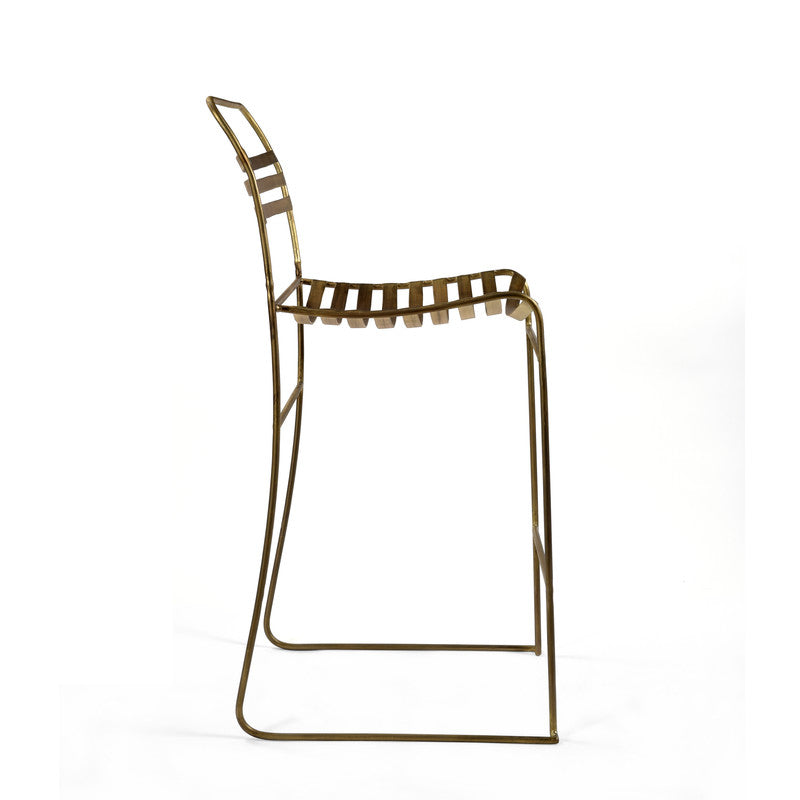 Tobin Counter Stool - Brass ( Set Of 2 )