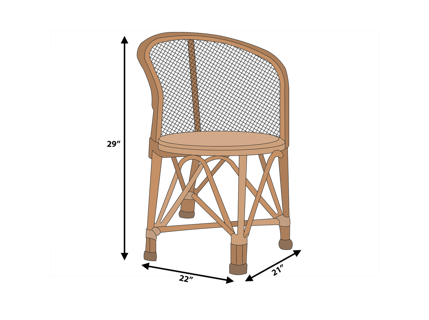 Hara Rattan Chair