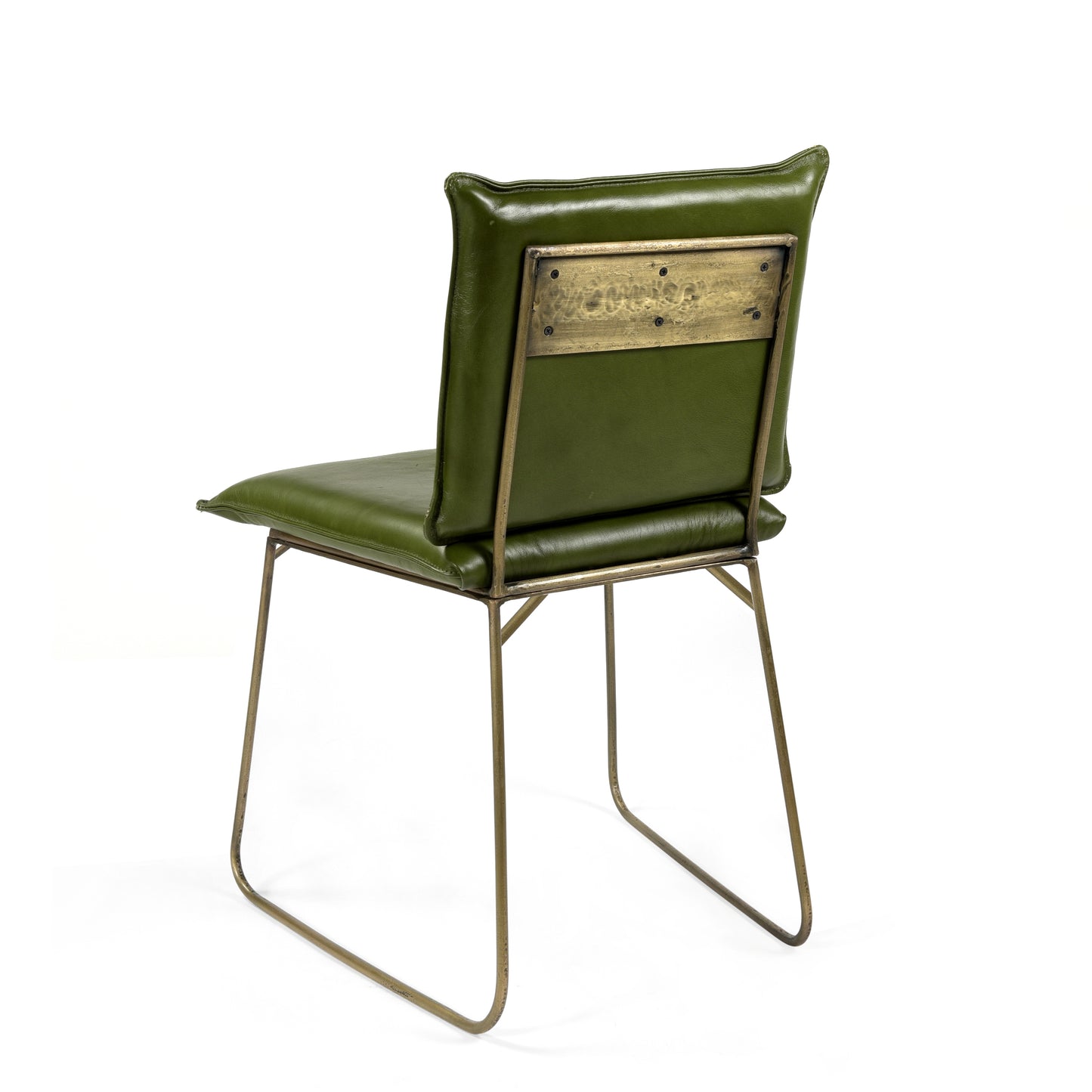Carlson Leather Dining Chair - Green ( Set of 2 )