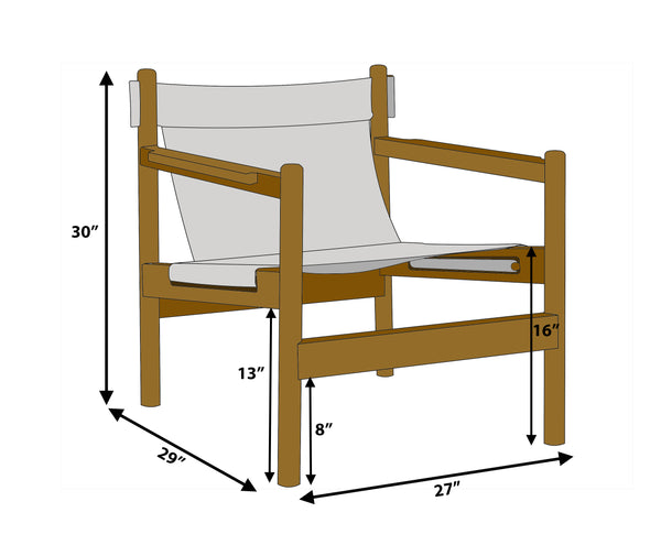 Nolan Chair - Duel Stripe