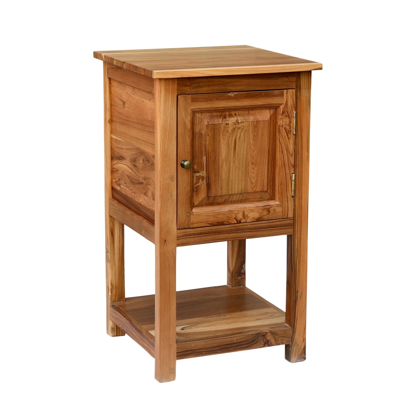 1-Door Teak Nightstand