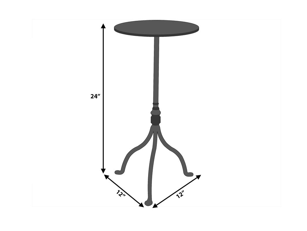 Evans Iron Pedestal - Black