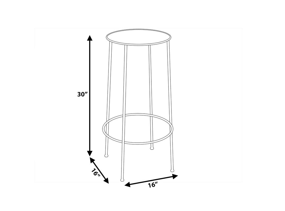 Parker Bar Stool - Brass ( Set Of 2 )