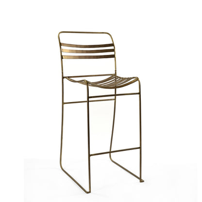 Tobin Bar Stool - Brass