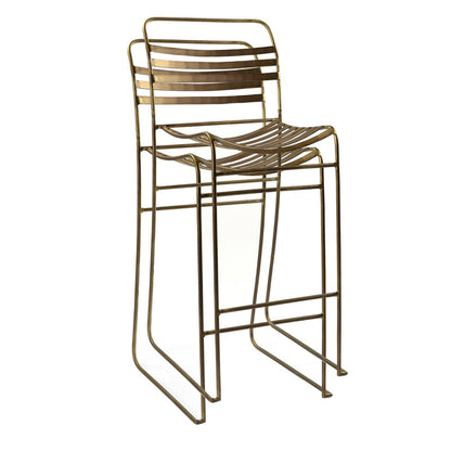 Tobin Bar Stool - Brass