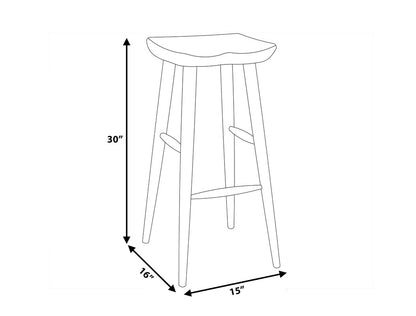 Sven Barstool - Walnut