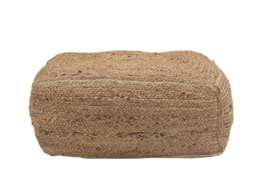 Square Jute Pouf - Small
