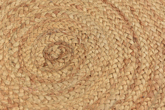 Round Jute Pouf - Small