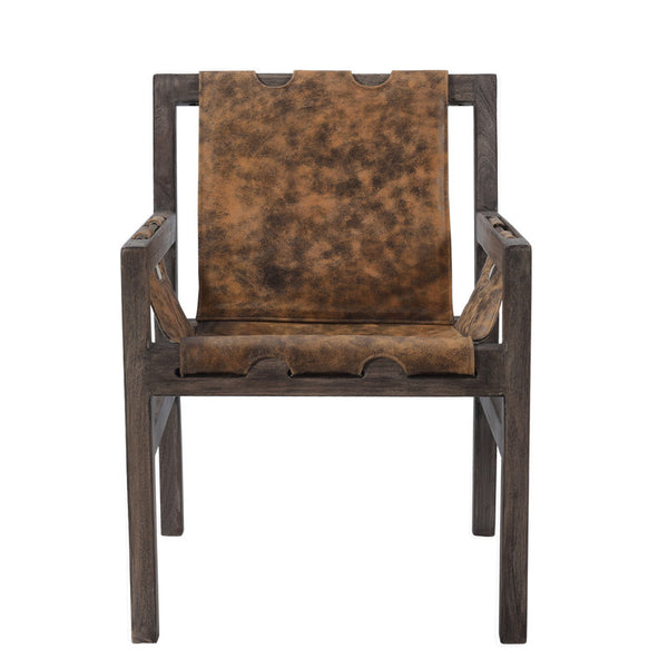 Vintage Black Leather Chair