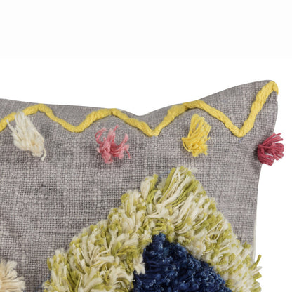 Sofia - Grey Cushion 14x20