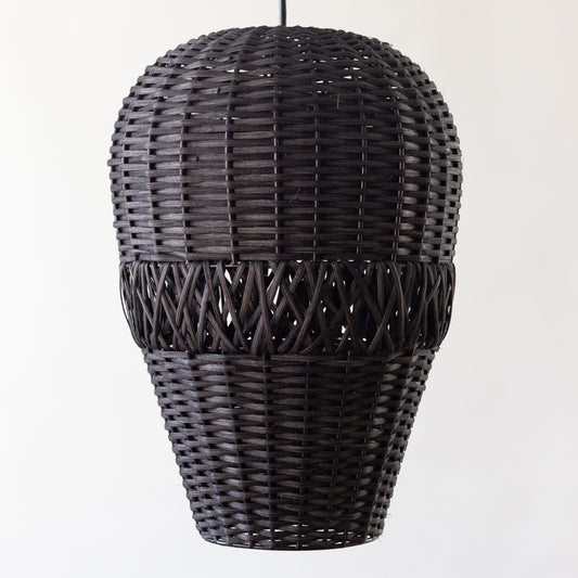 Bean Rattan Light - Black