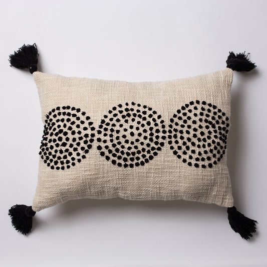 3 dot - White Cushion
