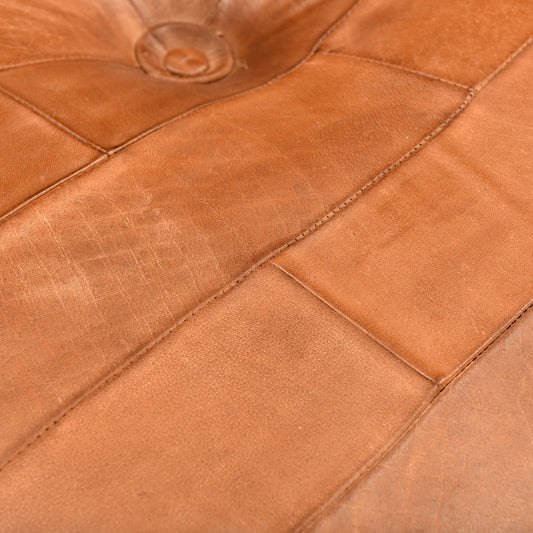 Eastwood Leather Ottoman - Square
