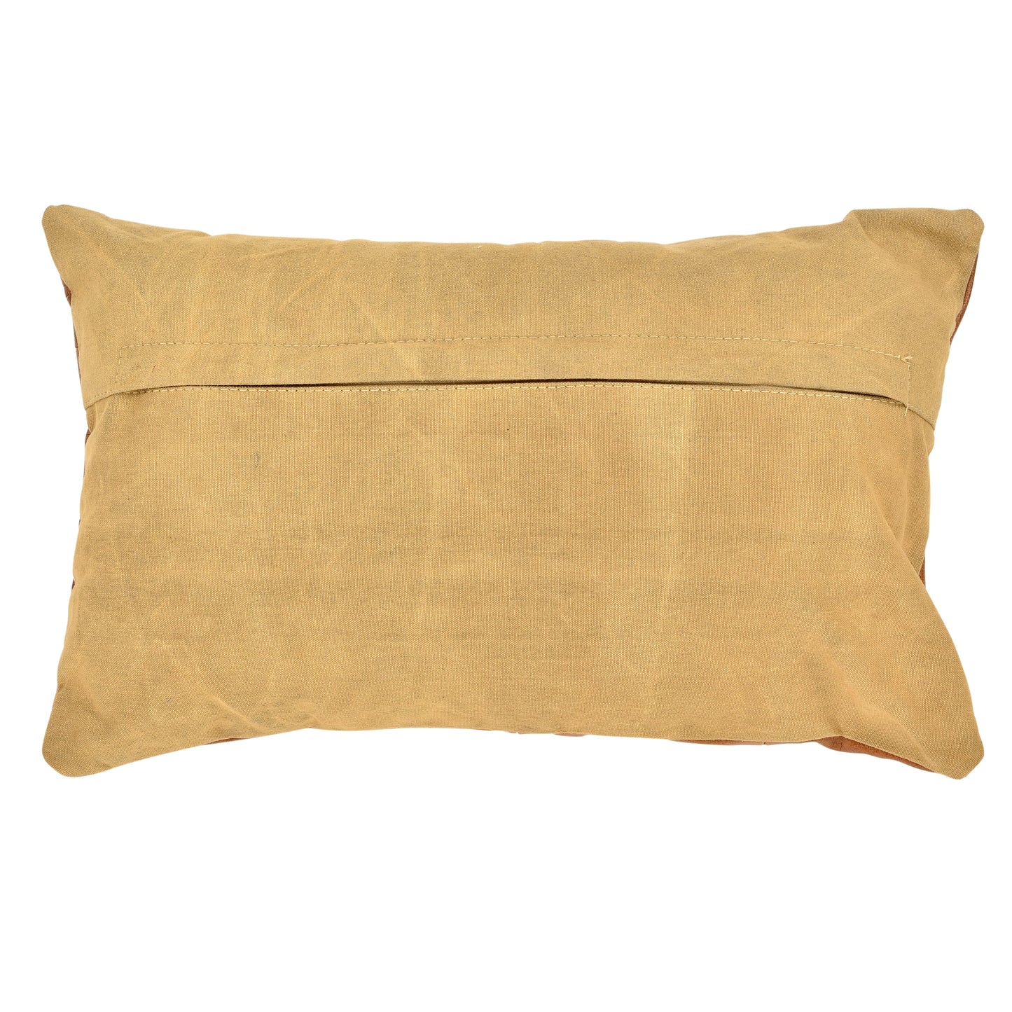 Charolette Leather Cushion - Tobacco