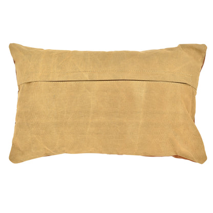 Charolette Leather Cushion - Tobacco