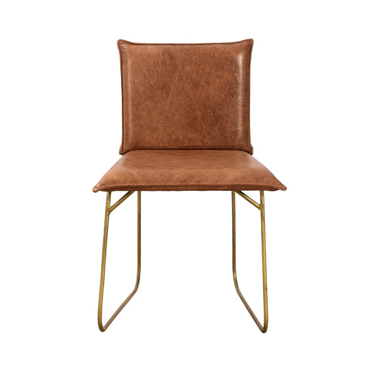 Carlson Leather Dining Chair - Tobacco (Set of 2)